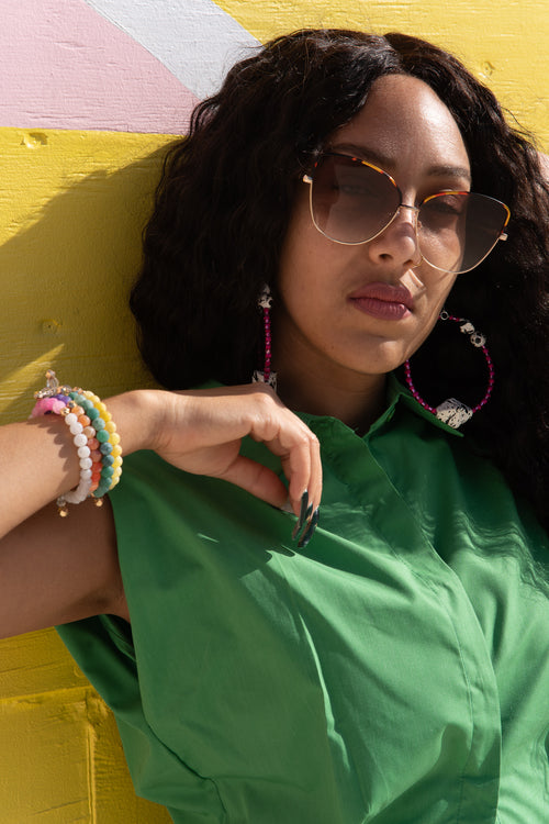 Candy Girl Cracked Agate Wrap Bracelet